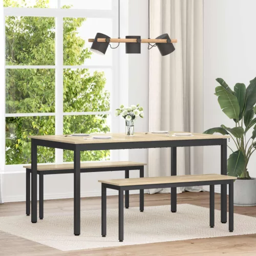 vidaXL Étkezőasztalok FÉM