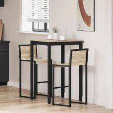 vidaXL Étkezőasztalok Faanyag