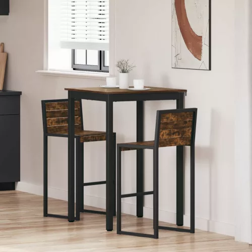 vidaXL Étkezőasztalok Faanyag