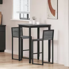 vidaXL Étkezőasztalok Faanyag