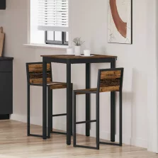 vidaXL Étkezőasztalok Faanyag