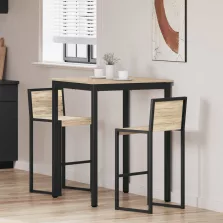 vidaXL Étkezőasztalok Faanyag