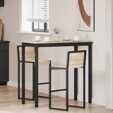 vidaXL Étkezőasztalok Faanyag