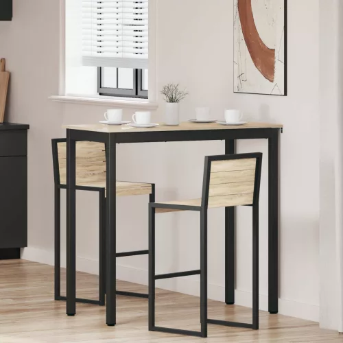 vidaXL Étkezőasztalok Faanyag