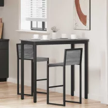 vidaXL Étkezőasztalok Faanyag