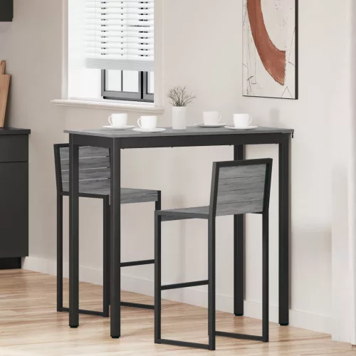 vidaXL Étkezőasztalok Faanyag