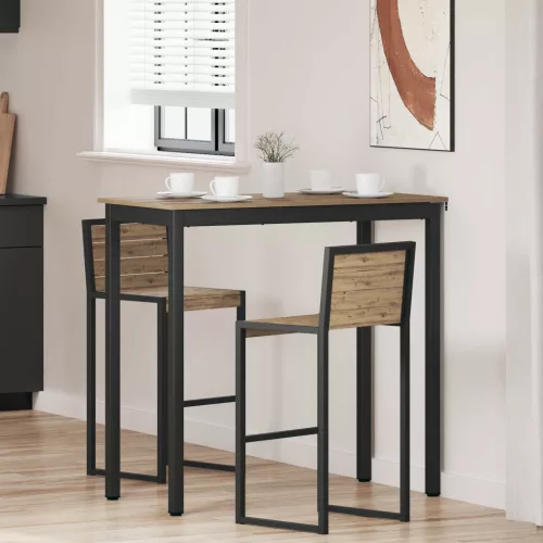 vidaXL Étkezőasztalok Faanyag