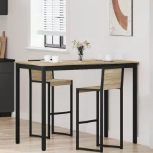 vidaXL Étkezőasztalok Faanyag