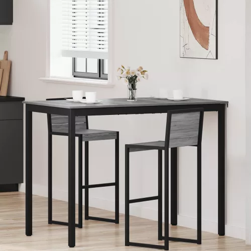 vidaXL Étkezőasztalok Faanyag