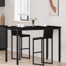 vidaXL Étkezőasztalok Faanyag