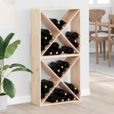   vidaXL Borágas 2 pcs Természetes 62 x 25 x 62 cm Tömör fenyőfa