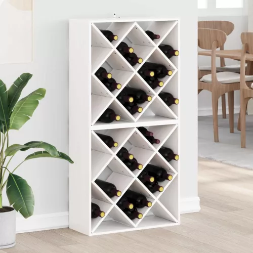 vidaXL Borágas 2 pcs Fehér 62 x 25 x 62 cm Tömör fenyőfa
