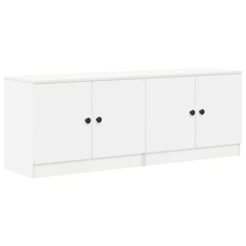 vidaXL Ágyat tartó szekrény 2 pcs Fehér 66 x 35 x 48 cm Mérnöki fa