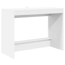 vidaXL Ágyíróasztal Fehér 100 x 45 x 75 cm Faanyag