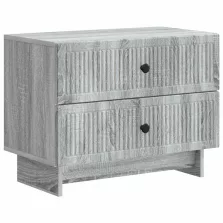   vidaXL Éjjeliszekrény Szürke Sonoma 62 x 34,5 x 47,5 cm Szerelt Fa