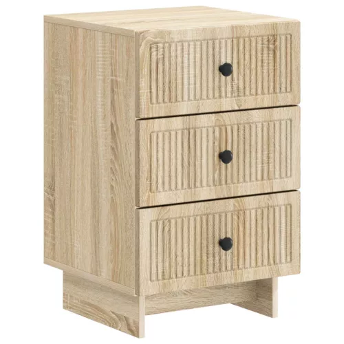 vidaXL Éjjeliszekrény Sonoma Tölgy 43 x 41 x 66,5 cm Szerelt Fa