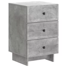   vidaXL Éjjeliszekrény fiókkal Betonszürke 43 x 41 x 66,5 cm Szerelt Fa