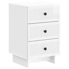   vidaXL Éjjeliszekrény Magasfényű Fehér 43 x 41 x 66,5 cm Szerelt Fa