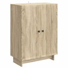 vidaXL Széf Sonoma Tölgy 66 x 34,5 x 90 cm Szerelt Fa