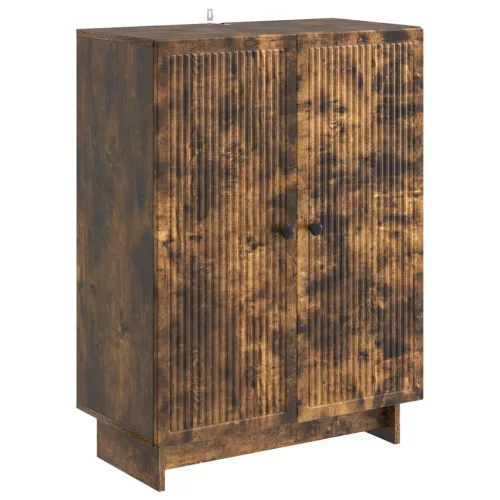 vidaXL Széf Füstös Tölgy 66 x 34,5 x 90 cm Szerelt Fa