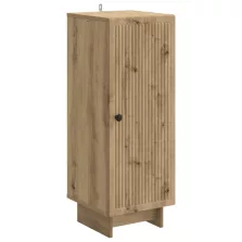   vidaXL Cabinet Kézműves Tölgy 33 x 34,5 x 90 cm Mérnöki fa