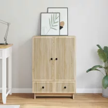 vidaXL Széf Sonoma tölgy 66 x 34,5 x 95 cm Mérnöki fa