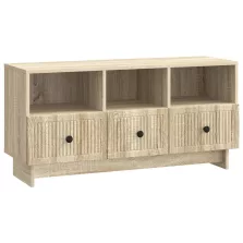   vidaXL TV szekrény fiókkal Sonoma Tölgy 102 x 34,5 x 50 cm Szerelt Fa