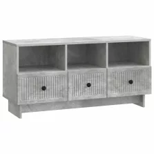   vidaXL TV szekrény fiókkal Betonszürke 102 x 34,5 x 50 cm Szerelt Fa