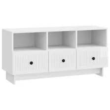   vidaXL TV szekrény Magasfényű Fehér 102 x 34,5 x 50 cm Szerelt Fa
