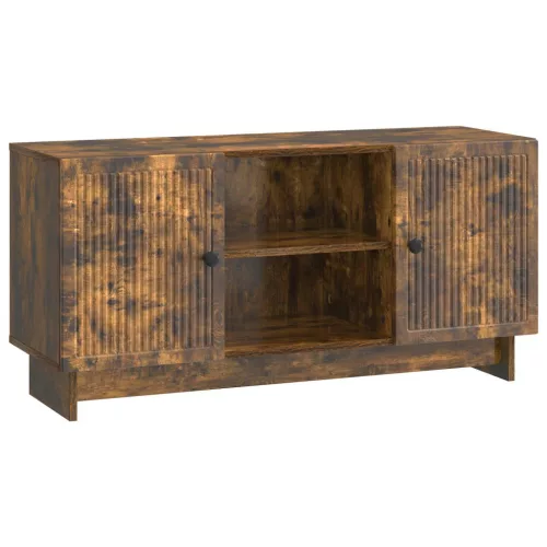 vidaXL TV szekrény Füstölt tölgy 102 x 34,5 x 50 cm Faanyag