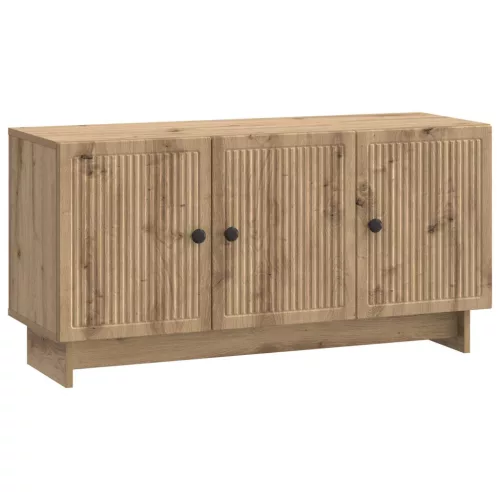 vidaXL TV szekrény Kézműves Tölgy 99 x 34,5 x 50 cm Szerelt Fa