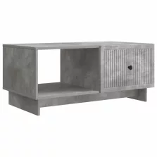   vidaXL Dohányzóasztal Betonszürke 90 x 50 x 40 cm Szerelt Fa