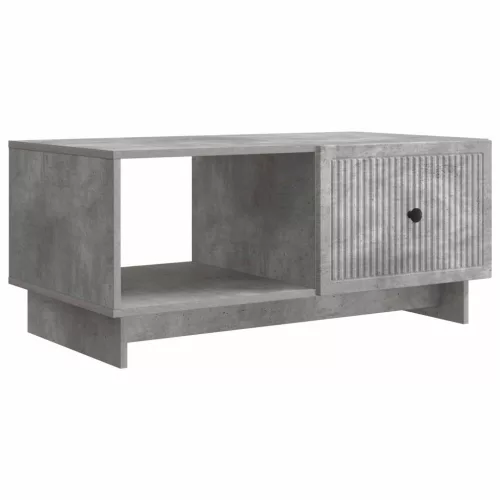 vidaXL Dohányzóasztal Betonszürke 90 x 50 x 40 cm Szerelt Fa