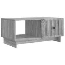   vidaXL Dohányzóasztal Szürke Sonoma 90 x 50 x 40 cm Szerelt Fa