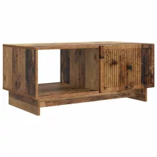 vidaXL Dohányzóasztal Antik Fa 90 x 50 x 40 cm Szerelt Fa