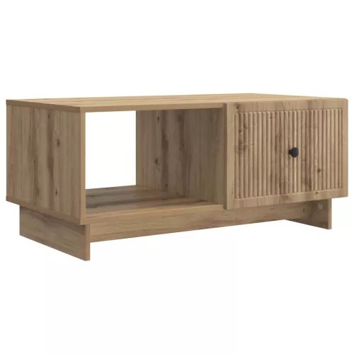 vidaXL Dohányzóasztal Kézműves Tölgy 90 x 50 x 40 cm Szerelt Fa