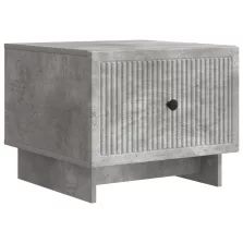   vidaXL Dohányzóasztal fiókkal Betonszürke 49 x 50 x 40 cm Szerelt Fa