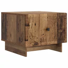   vidaXL Dohányzóasztal fiókkal Antik Fa 49 x 50 x 40 cm Szerelt Fa