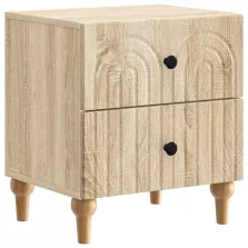   vidaXL Éjjeliszekrény Sonoma Tölgy 43 x 34,5 x 48 cm Szerelt Fa