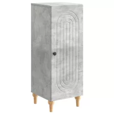 vidaXL Széf Betonszürke 33 x 34,5 x 90 cm Szerelt Fa