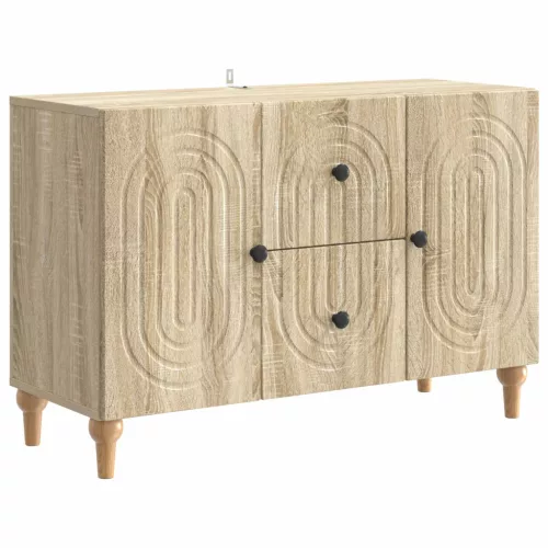 vidaXL TV szekrény fiókkal Sonoma Tölgy 89 x 34,5 x 60 cm Szerelt Fa