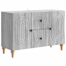   vidaXL TV szekrény fiókkal Szürke Sonoma 89 x 34,5 x 60 cm Szerelt Fa