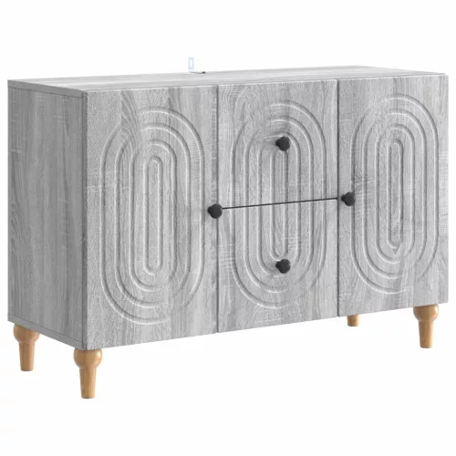 vidaXL TV szekrény fiókkal Szürke Sonoma 89 x 34,5 x 60 cm Szerelt Fa