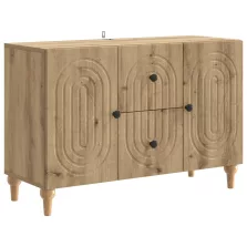   vidaXL TV szekrény fiókkal Kézműves Tölgy 89 x 34,5 x 60 cm Szerelt Fa