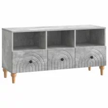   vidaXL TV szekrény Beton Szürke 102 x 34,5 x 50 cm Mérnöki fa