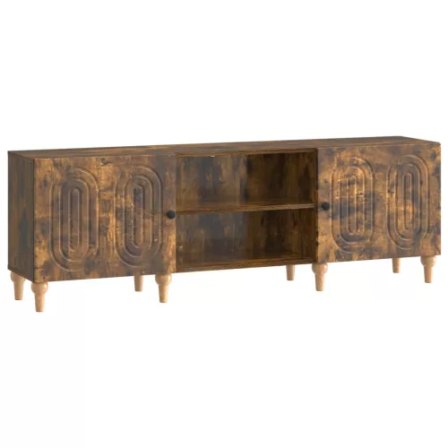 vidaXL TV szekrény Füstös Tölgy 150 x 31 x 50 cm Szerelt Fa