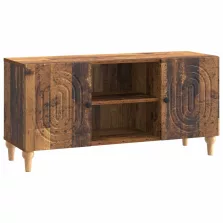 vidaXL TV szekrény Antik Fa 102 x 34,5 x 50 cm Szerelt Fa