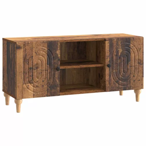 vidaXL TV szekrény Antik Fa 102 x 34,5 x 50 cm Szerelt Fa