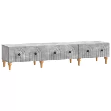   vidaXL TV szekrény fiókkal Betonszürke 147 x 34,5 x 30 cm Szerelt Fa