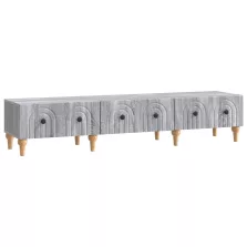   vidaXL TV szekrény fiókkal Szürke Sonoma 147 x 34,5 x 30 cm Szerelt Fa